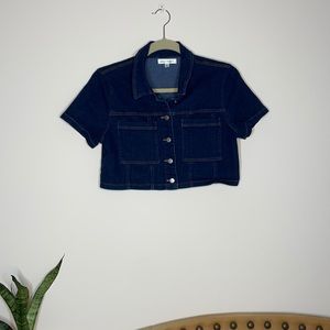 COTTON CANDY LA DENIM CROP